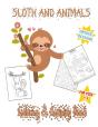 Sloth And Animals Coloring & Activity Book - Preview