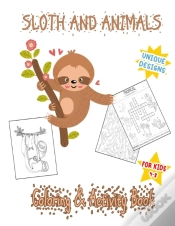 Capa do artigo Sloth And Animals Coloring & Activity Book