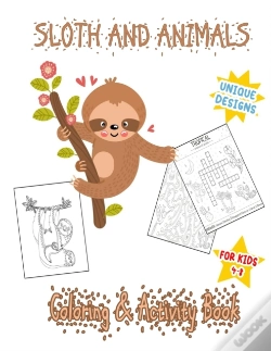 Capa do artigo Sloth And Animals Coloring & Activity Book