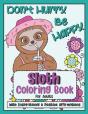 Sloth Coloring Book For Adults - Preview