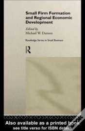 Capa do artigo Small Firm Formation And Regional Economic Development