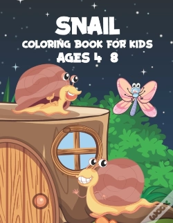 Capa do artigo Snail Coloring Book For Kids Ages 4-8