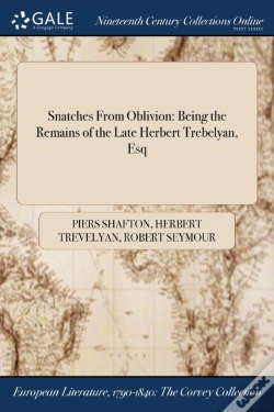 Capa do artigo Snatches From Oblivion
