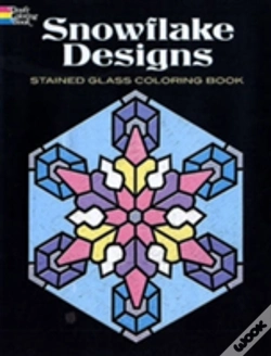 Capa do artigo SNOWFLAKE DESIGNS STAINED GLASS COLORING BOOK
