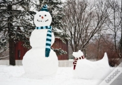 Capa do artigo Snowman & Snowdog Notecards