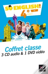So English! : 4e ; 3 Cd Audio + 1 Dvd Pour La Classe