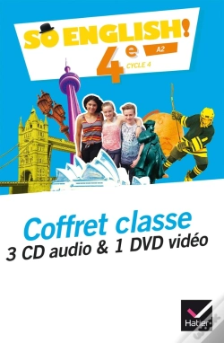 Capa do artigo So English! : 4e ; 3 Cd Audio + 1 Dvd Pour La Classe