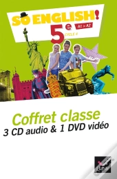 So English! ; Anglais ; 5e ; Coffret Cd / Dvd De La Classe