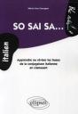 So Sai Sa... Apprendre Ou Réviser Les Bases De La Conjugaison Italienne En S'Amusant - Preview