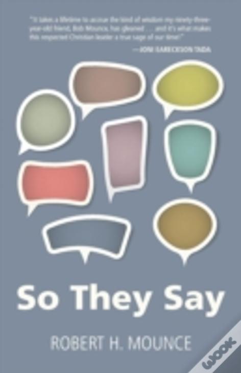 So They Say