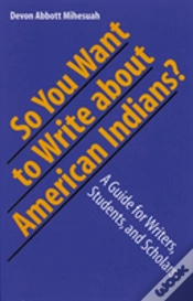 Capa do artigo So You Want To Write About American Indians?