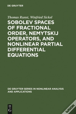 Capa do artigo Sobolev Spaces Of Fractional Order, Nemytskij Operators, And Nonlinear Partial Differential Equations
