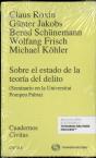 Sobre El Estado De La Teoría Del Delito (Papel + E-Book) - Preview