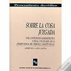 Capa do artigo Sobre La Cosa Juzgada  