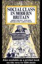 Social Class In Modern Britain - Preview