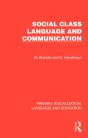 Social Class, Language And Communication - Preview