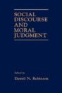 Social Discourse And Moral Judgement - Preview