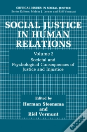 Capa do artigo Social Justice In Human Relations Volume 2