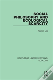 Capa do artigo Social Philosophy And Ecological Scarcity