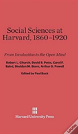 Capa do artigo Social Sciences At Harvard, 1860-1920