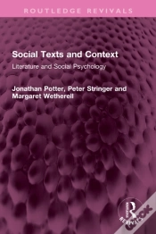 Capa do artigo Social Texts And Context