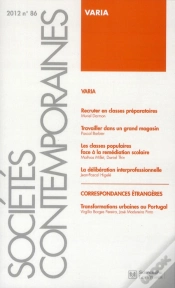 Capa do artigo Societes Contemporaines 86