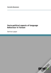 Capa do artigo Socio-Political Aspects Of Language Behaviour In Taiwan