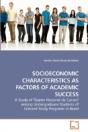 Socioeconomic Characteristics As Factors - Preview