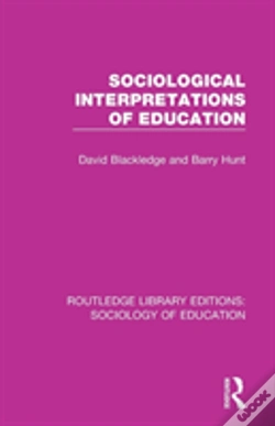 Capa do artigo Sociological Interpretations Of Education