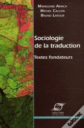 Capa do artigo Sociologie De La Traduction ; Textes Fondateurs