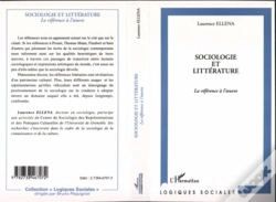 Capa do artigo Sociologie Et Littérature ; Référence À L'Oeuvre