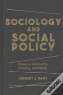 Sociology And Social Policy