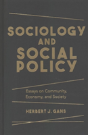 Sociology And Social Policy - Preview