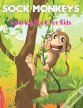 Sock Monkeys Coloring Book For Kids