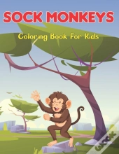Sock Monkeys Coloring Book For Kids