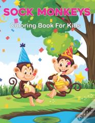 Sock Monkeys Coloring Book For Kids