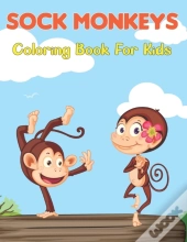 Sock Monkeys Coloring Book For Kids