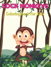 Sock Monkeys Coloring Book For Kids
