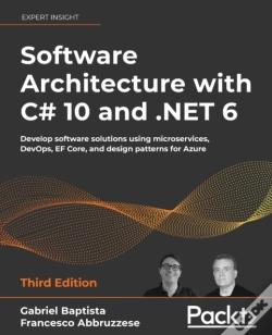 Capa do artigo Software Architecture With C# 10 And .Net 6