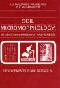Soil Micromorphology: Studies In Management And Genesis - Preview
