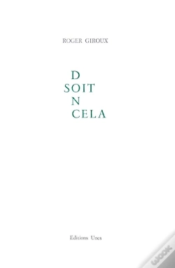 Capa do artigo Soit Donc Cela