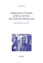 Soixante Etudes Sur Le Style De Textes Francais - Preview