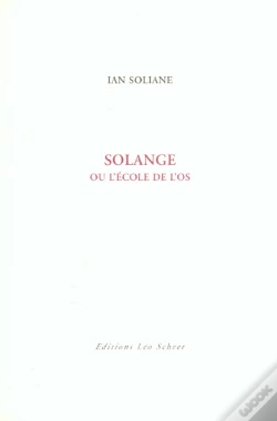 Capa do artigo Solange Ou L'Ecole De L'Os