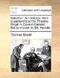 Solomon. An Oratorio. As It Is Perform'D - Preview