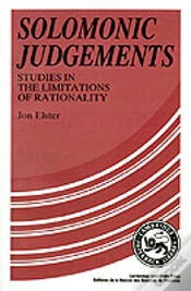 Capa do artigo Solomonic Judgements