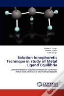 Solution Ionophoretic Technique In Study Of Metal Ligand Equilibria