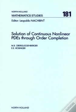 Capa do artigo Solution Of Continuous Nonlinear Pdes Through Order Completion