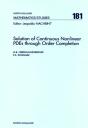 Solution Of Continuous Nonlinear Pdes Through Order Completion - Preview