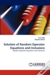 Capa do artigo Solution Of Random Operator Equations And Inclusions