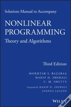 Capa do artigo Solutions Manual To Accompany Nonlinear Programming